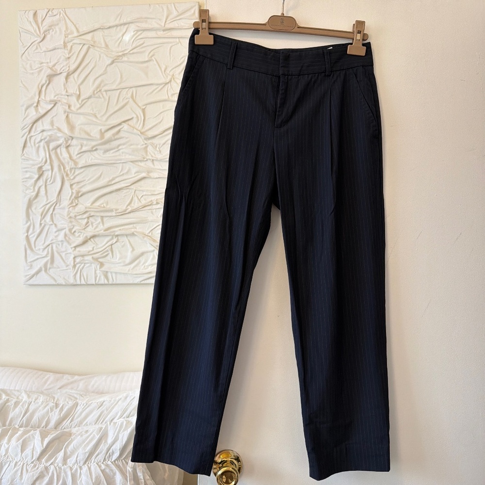 Blue pants with lightly visible stripes - BANANA REPUBLIC - Limited Edition